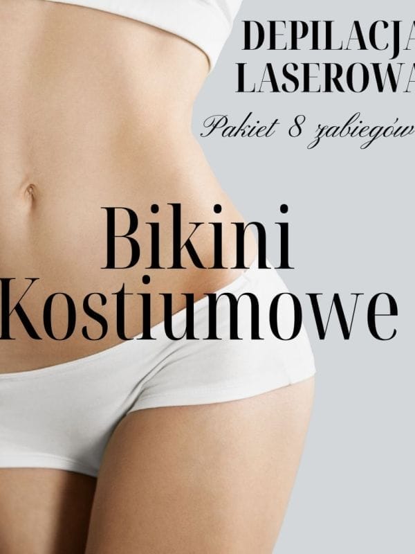Depilacja laserowa - bikini kostiumowe - Pakiet 8 zabiegów