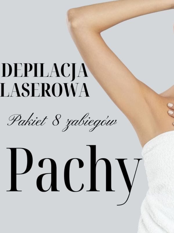 Depilacja laserowa - pachy - Pakiet 8 zabiegów
